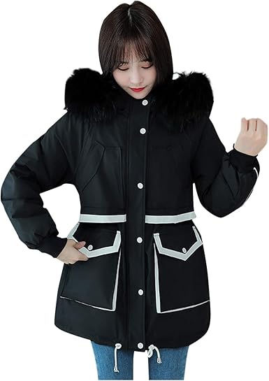 big fluffy jacket with hood