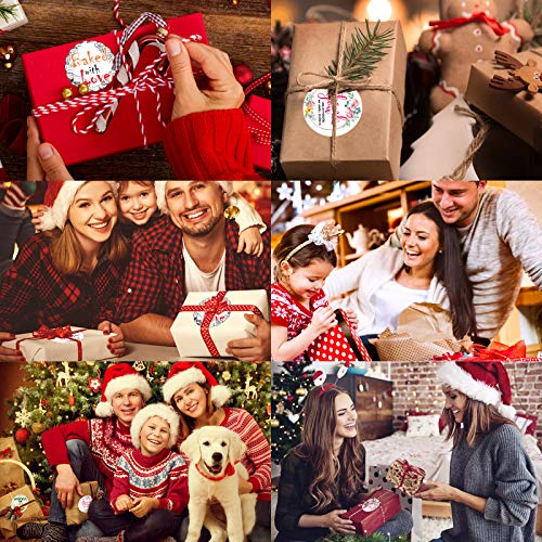 1.5” Thank You Seal Sticker, 3 Different Design,600 Labels for Bakeries, Handmade Goods, Made with Love Stickers for Envelope, Birthday, Wedding, Bridal Shower, Bubble Mailer. Handmade Stickers