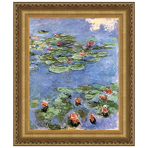 Design Toscano Water Lilies, 1917: Canvas Replica Painting: Small