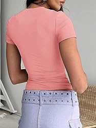 Abardsion Women's Casual Basic Going Out Crop Tops