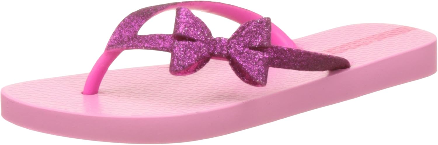 ipanema glitter bow flip flops