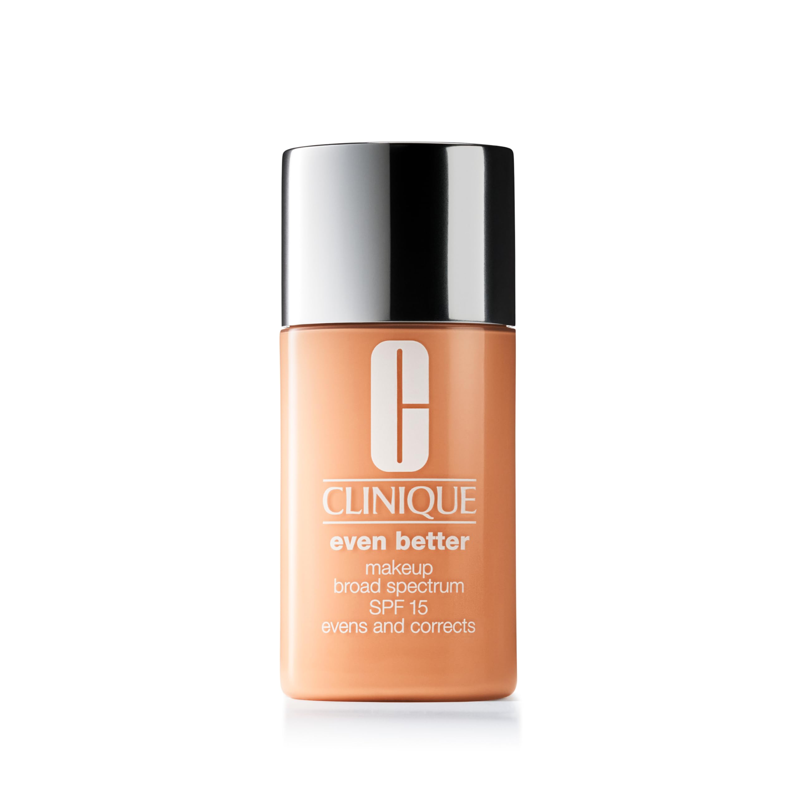 Photo 1 of ** used ** Clinique Even Better Makeup Liquid Foundation SPF 15 With Vitamin C For Dry + Oily Combination Skin Types | Medium Coverage + Natural Finish | Evens Skin Tone + Reduces Dark Spots, Meringue, 1 Fl Oz
