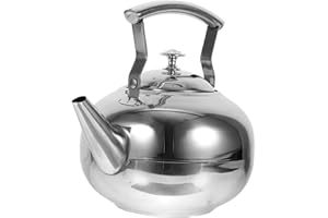 Gadpiparty Stainless Steel Tea Kettle with Filter Mesh 2.0l Stove Top Kettle for Gas Stove Boiling Teapot for Home and Coffee