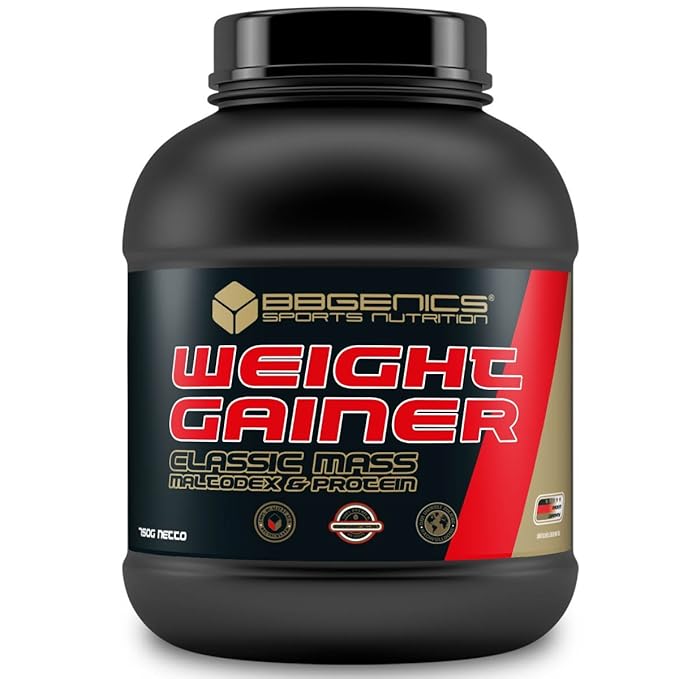 title=BBGENICS Germania- Incrementatore di peso Classic Mass, 750g vaniglia