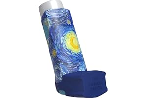 The Inhaler Tailor Inhaler Holder - for Ventolin & Shorter Style Inhaler - Vegan Leather - Adults & Kids Asthma Inhaler Case with Eyelet for Keychain/Lanyard - Handmade (Ventolin, Van Cough)