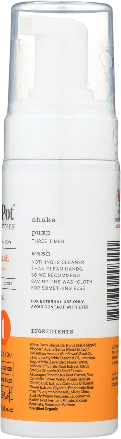 The Honey Pot - Normal Foaming Wash - Feminine Cleanse - 99% Natural - Herbal Formula - NO Artificial Fragrance - Parabens - Carcinogens - Sulfates - Dioxides - 5.5 Fl Oz: Health & Personal Care
