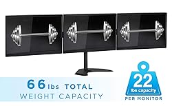 Mount-It! Triple Monitor Stand | 3 Monitor Stand