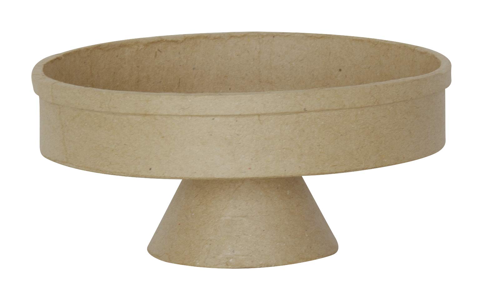 Décopatch - Ref HD065C - Round Cake Stand - Papier Maché Object to Decorate - 15.5 x 15.5 x 7cm - Decorate with Décopatch Papers & PaperPatch Glue, Glitter, Paints