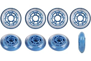 Indoor Roller Hockey Wheels Hilo Set 4-72mm 4-80mm 78a