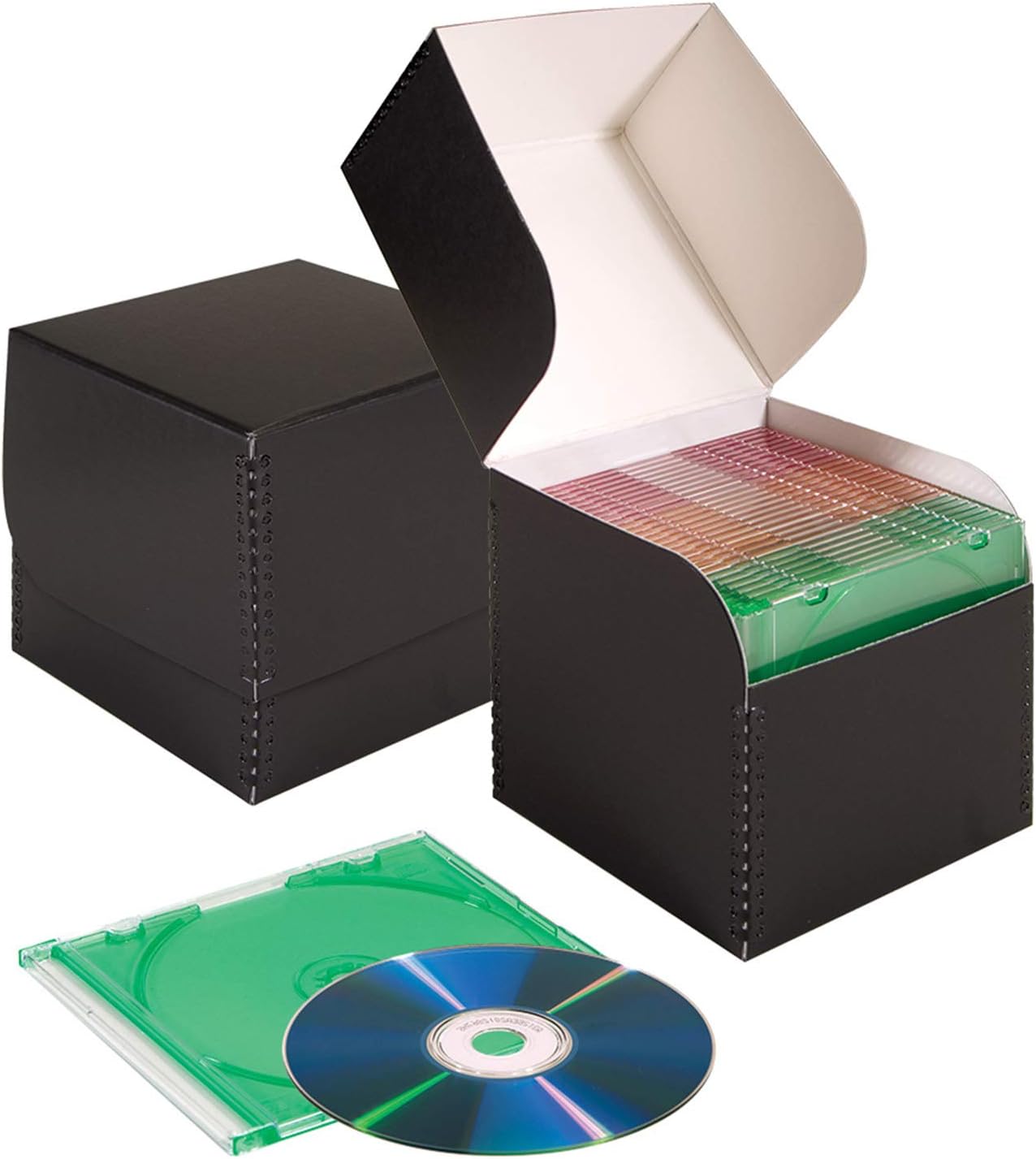 Lineco Archival CD/DVD Storage Box and Flip Top Lid. and