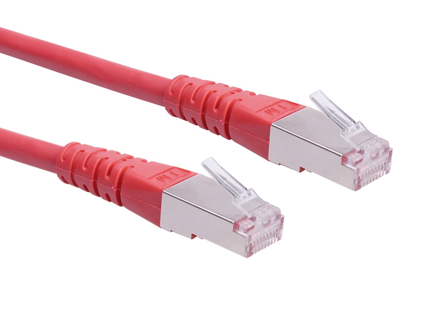 Roline 21150824 1.5 m S/FTP Cat 6 Ethernet Network LAN Cable with RJ45 Connector - Red