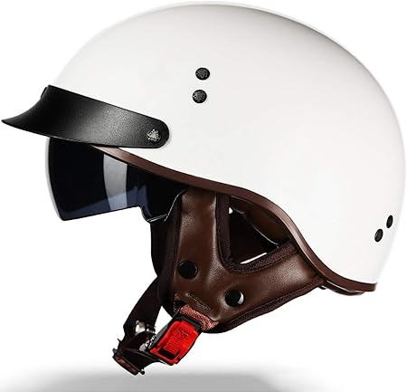 Amazon レトロなオートバイハーフヘルメット クラシックヴィンテージハーレーハーフヘルメット ハーフオープンサンバイザー大人用ヘルメット ベスパクルーザーチョッパーヘルメットece認定 N M 車 バイク 車 バイク Amazon レトロなオートバイハーフヘルメット クラシックヴィンテージハーレーハーフヘルメット ハーフオープンサンバイザー大人用ヘルメット ベスパクルーザーチョッパーヘルメットece認定 N M 車 バイク 車 バイク
