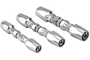 SPARKWHIZ Hydraulic Hose Repair Kit 1/4", 3/8", 1/2" ID, Inner Diameter Reusable, 3 pack