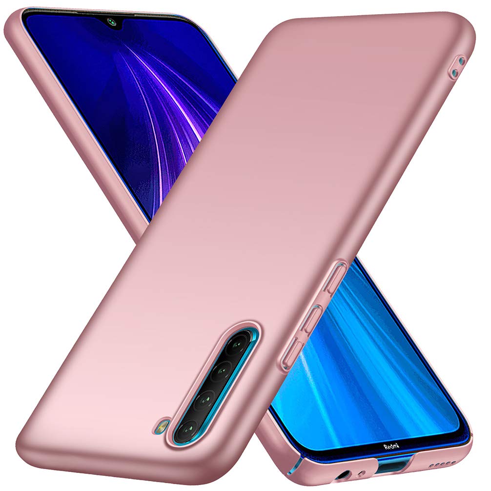 BRAND SET Case for OnePlus NORD 5G Case PC Silky Ultra Thin Phone Case, Anti-fingerprint Ultra-thin Matte Hard Shell Suitable for OnePlus NORD 5G-Rose gold