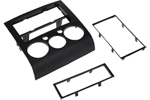 Metra 99-7012 Single or Double DIN Installation Kit for 2004-2007 Mitsubishi Galant with Automatic Climate Control black