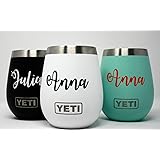 personalized yeti wine tumbler