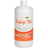 Bluewater Chemgroup Premium Cold Pressed Orange Oil Concentrate- 32 oz (with D-Limonene), Concentrated Cold Pressed Orange Oil Blend - All-Purpose Citrus Cleaner and Degreaser Blend