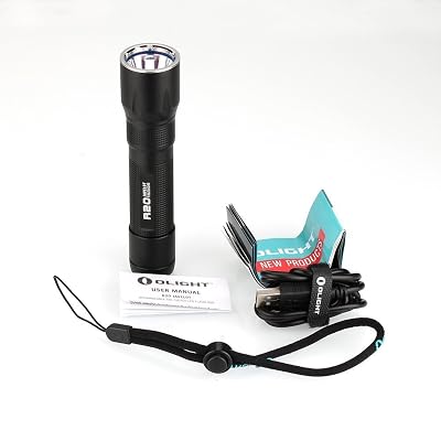 olight flashlight 900 lumens LUMINTOP L1 Flashlight, Lumen Rechargeable Tactical Flashlight, 90 Degree IPX4 Waterproof LED Mini 6 Modes - 126m Distance Best High Performance LED for Camping, Outdoor, Hiking Gift Buy One Olight Arkfeld Pro - Flashlight
