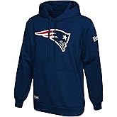 New Era NFL Football Men's Stadium Logo Pullover Performance Hoodie, New England Patriots, Large