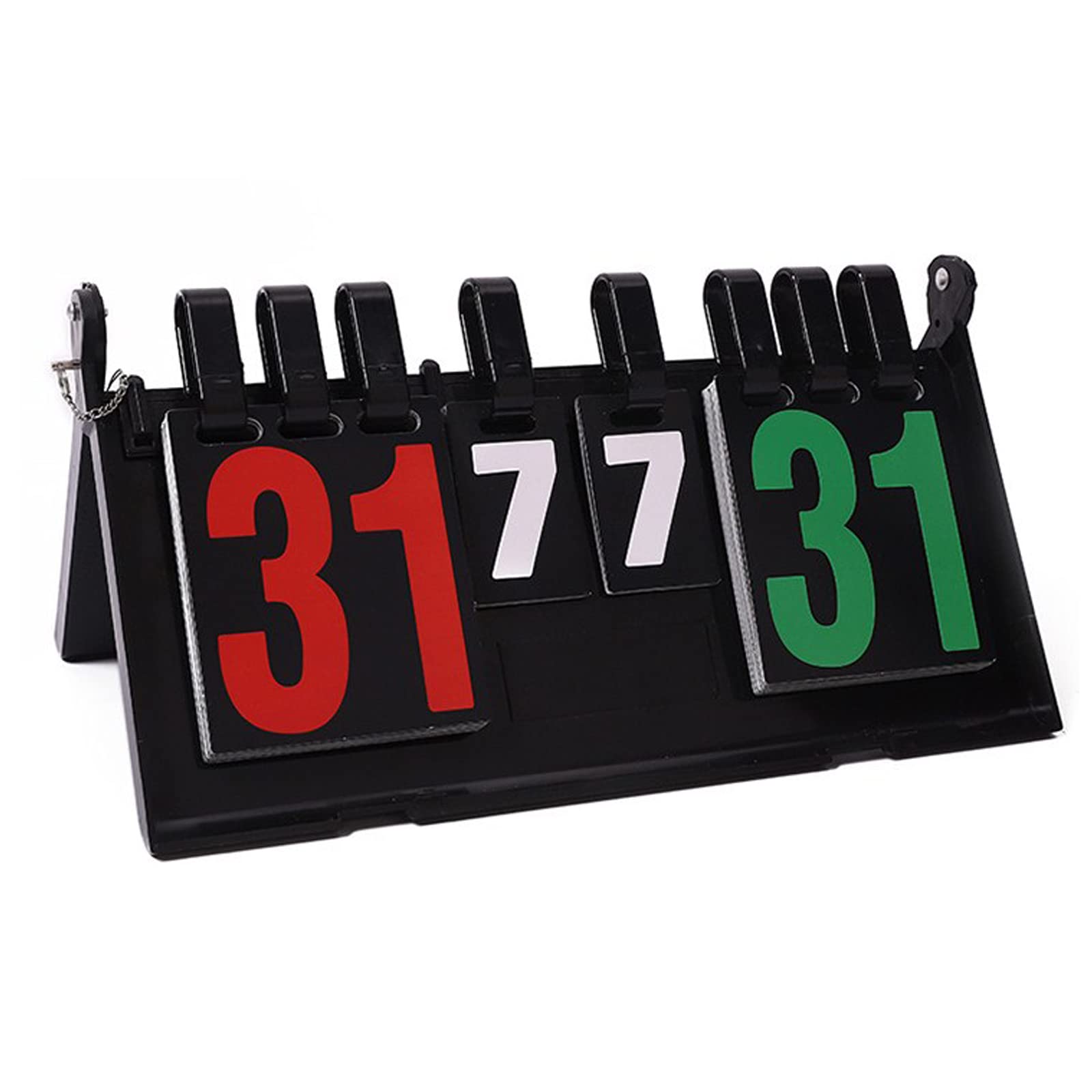 JasCherry Tabletop Scoreboards Portable 4 Digital Score Board Flipper for Contest Keeper and Sports Competition Volleyball Badminton Table Tennis Football Soccer Basketball #4