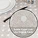 LEEVAN Heavy Weight Vinyl Square Table Cover Wipe Clean PVC Tablecloth Oil-Proof/Waterproof Stain-Resistant-54 x 108 Inch (Polka Dot)