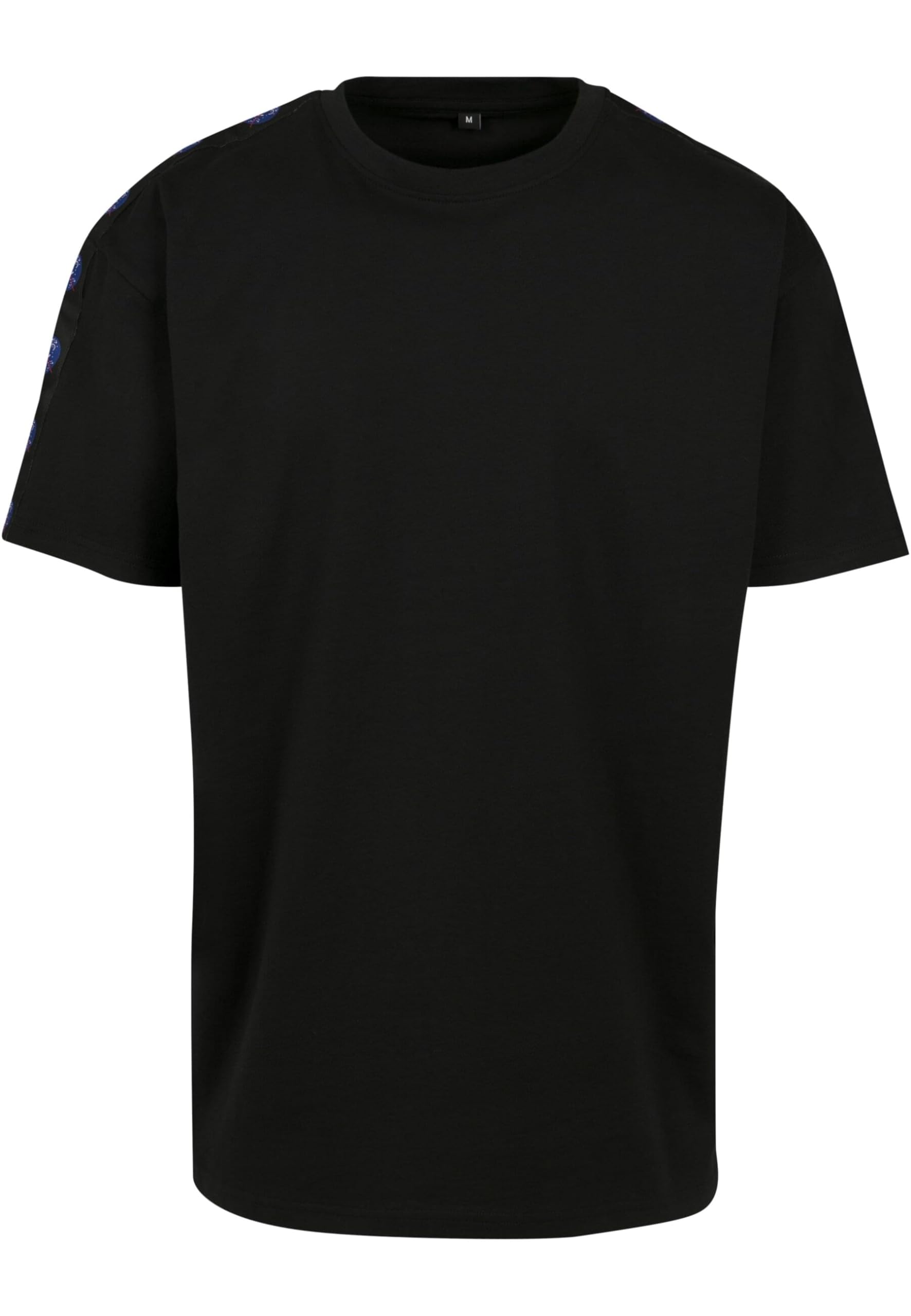 Mister Tee Herren NASA Logo Taped T-Shirt, Black, XL