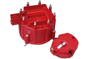 MSD 8416 Distributor Cap and Rotor HEI, Red