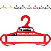 Rhino Tough Hook Heavy Duty Clothes Hangers – Made in USA, Military Grade Coat Hanger for Body Armor – 200-lb Capacity Suit Hangers – The Everyday for Everything, The Indestructible Hanger, 1 Red