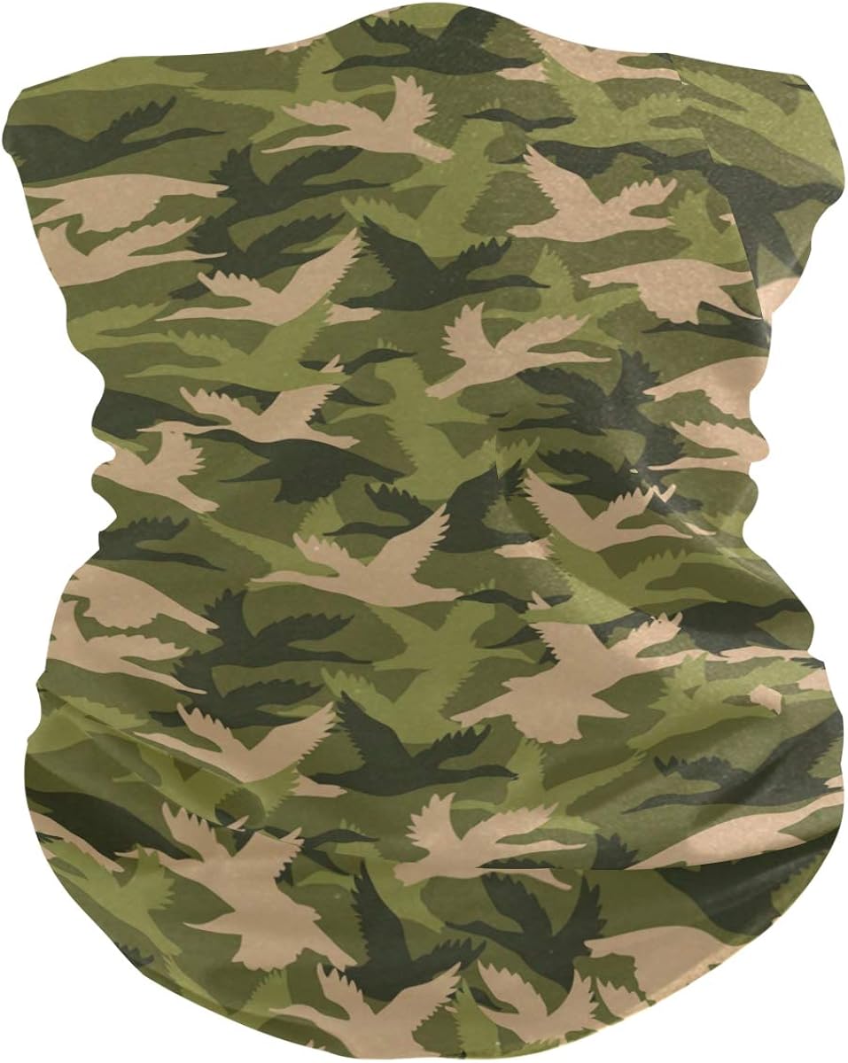 Orezi Camouflage Duck Hunting Pattern Face Mask Neck Gaiter Headwear Magic Scarf Bandana Balaclava Stretch Headband For Outdoors Festivals Sports Running Cycling At Amazon Men S Clothing Store