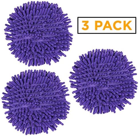 Arevo Spin Mop Duster Replacement Head, 360 Spinning Mop Refill, Set of 3