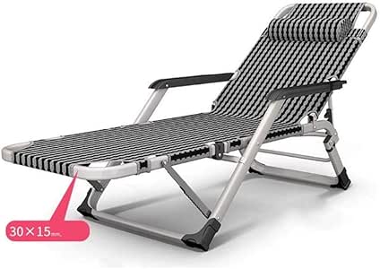 XEWNEG Foldable Lounge Chair Adjustable Backrest Chair ...