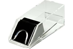 Fat Cat Poker/Casino Game Table Accessory: Playing Card Dealing Shoe for Blackjack, Holds 1-4 Decks