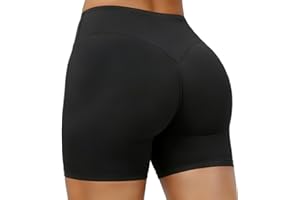 Grace Form Gym Shorts Booty 4.5" High Waist Workout Shorts for omen Scrunch Butt No Front Seam Biker Running