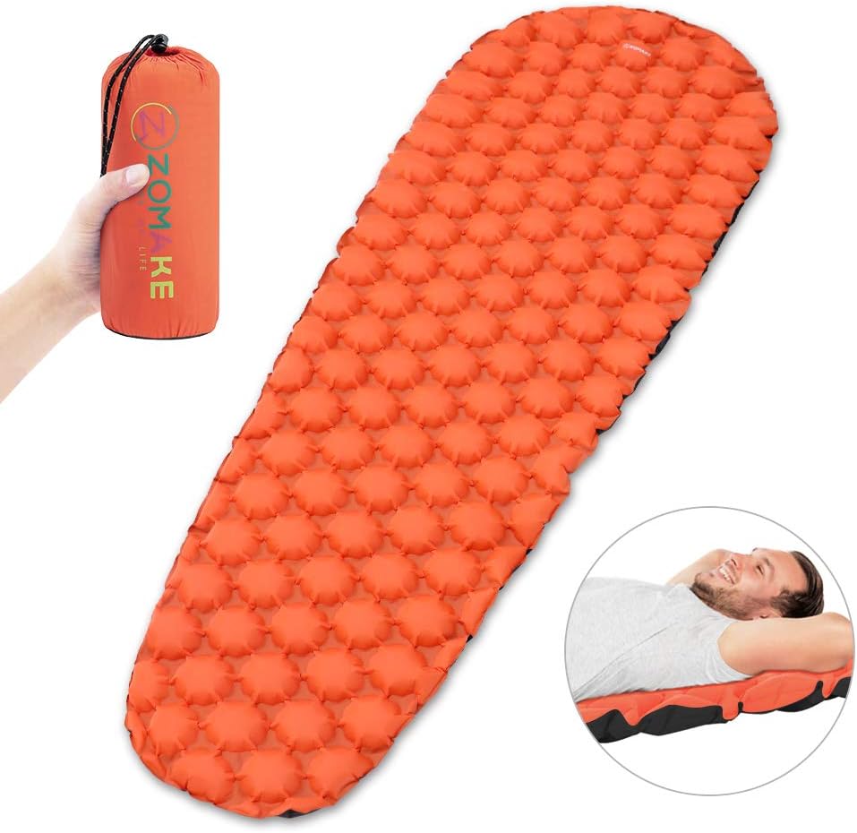 ZOMAKE Camping Sleeping Pad, Inflatable Sleeping Mat for Backpacking