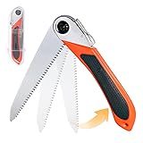 Folding Pruning Hand Saw 8.1 Inch Camping Wood Mini