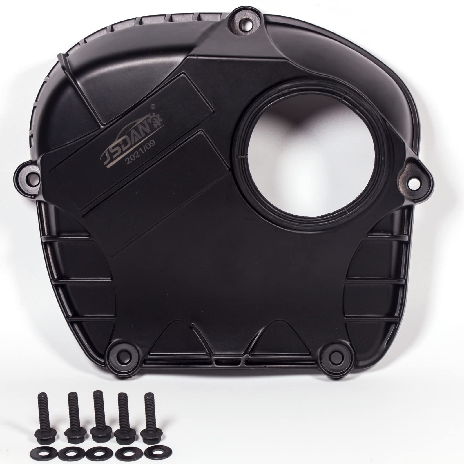 Photo 1 of JSDAN 06H103269G Aluminium Engine Upper Timing Chain Cover With Gasket For VW Beetle CC EOS Golf GTI Jetta Passat Tiguan AUDI A3 A4 A5 A6 ALLROAD Q3 Q5 TT EA888 2.0L Timing Cover 06H103269C.