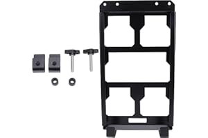 Keenso Packout Mounting Plate, Tool Box Wall Mounting Plate Iron Lightweight Metal Base with Compact Storage Box Replacement 