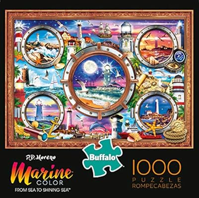 Buffalo Games Marine Color From Sea To Shining Sea 1000 Piece Jigsaw Puzzle