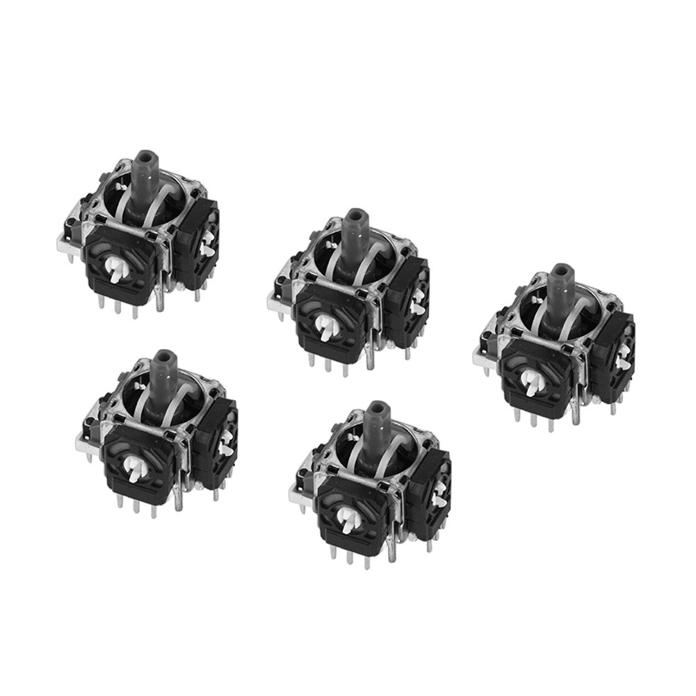 3D Analog Sensor, PS4 Controller Sensor Module, 5 Pieces 3D Joystick Analog Sticks Sensor Module Replacement Suitable for PS4 Controller
