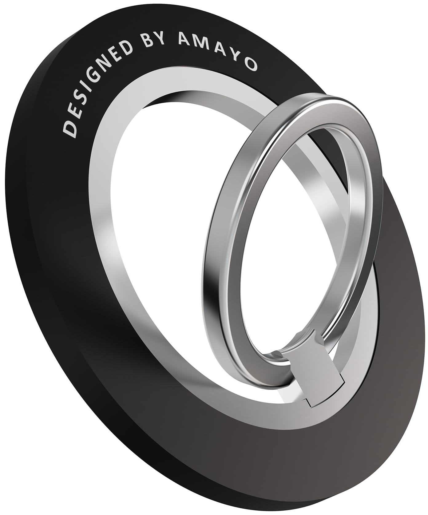 Amayo - Mobile Phone Ring Holder for Magsafe, Smartphone Finger Grip Stand for iPhone Series 15 Pro Max, 14, 13, 12 Accessories