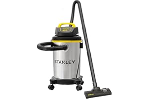 Stanley Wet/Dry Vacuum, 4 Gallon, 4 Horsepower, Stainless Steel Tank