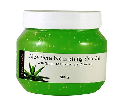 Aloe Veda Aloe Vera Multipurpose Beauty Gel for Face,Skin and Hair- Pure Natural Gel - Ideal for Skin, Face, Acne Scars, Hair Care, Moisturizer & Dark Circles (500g-Jumbo Pack)