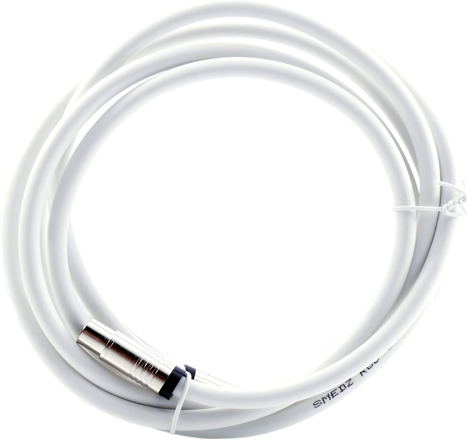 Smedz 2 m TV Aerial Cable Extension Kit with Premium Fitted Compression