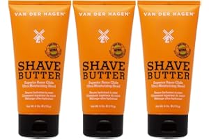 Van Der Hagen Shave Butter- Best Shave 3 pack (6 oz/tube)