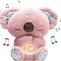 Koala Respirant Anti-Stress - Peluche Sensorielle Avec Lumière Et Musique Pour Détente Et Sommeil