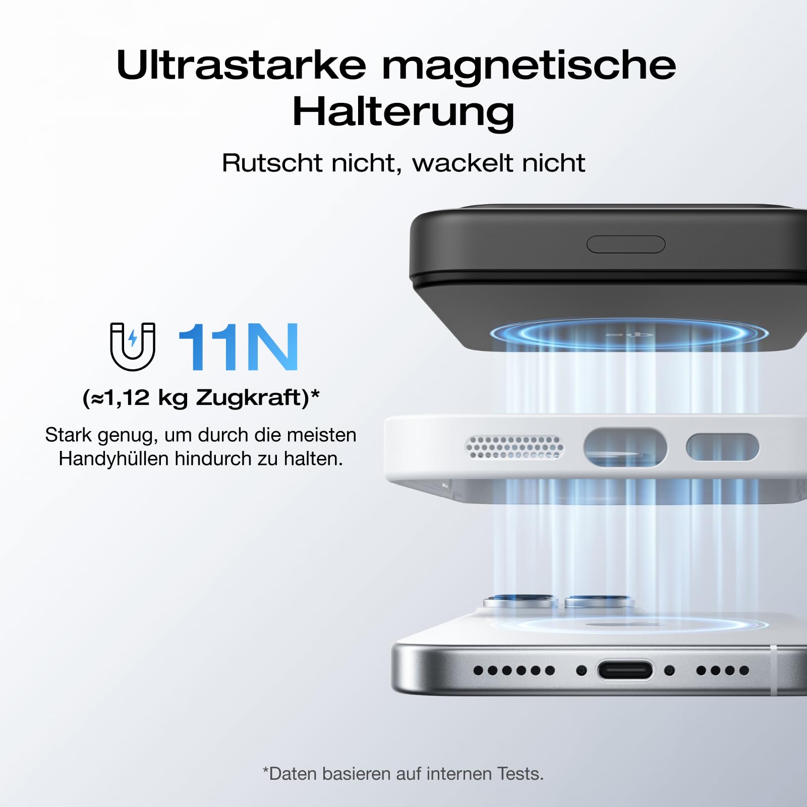 EcoFlow Qi2 Magnetic Powerbank 10000mAh 15W, Qi2-zertifiziert Wireless Power Bank 36W Kabelloses Magnetische Powerbank Tragbares Ladegerät für iPhone 17/16/15 Pro Max, Schwarz 6