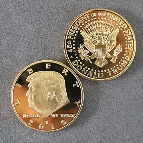 2 President+Donald+Commemorative+Plated+Collectible