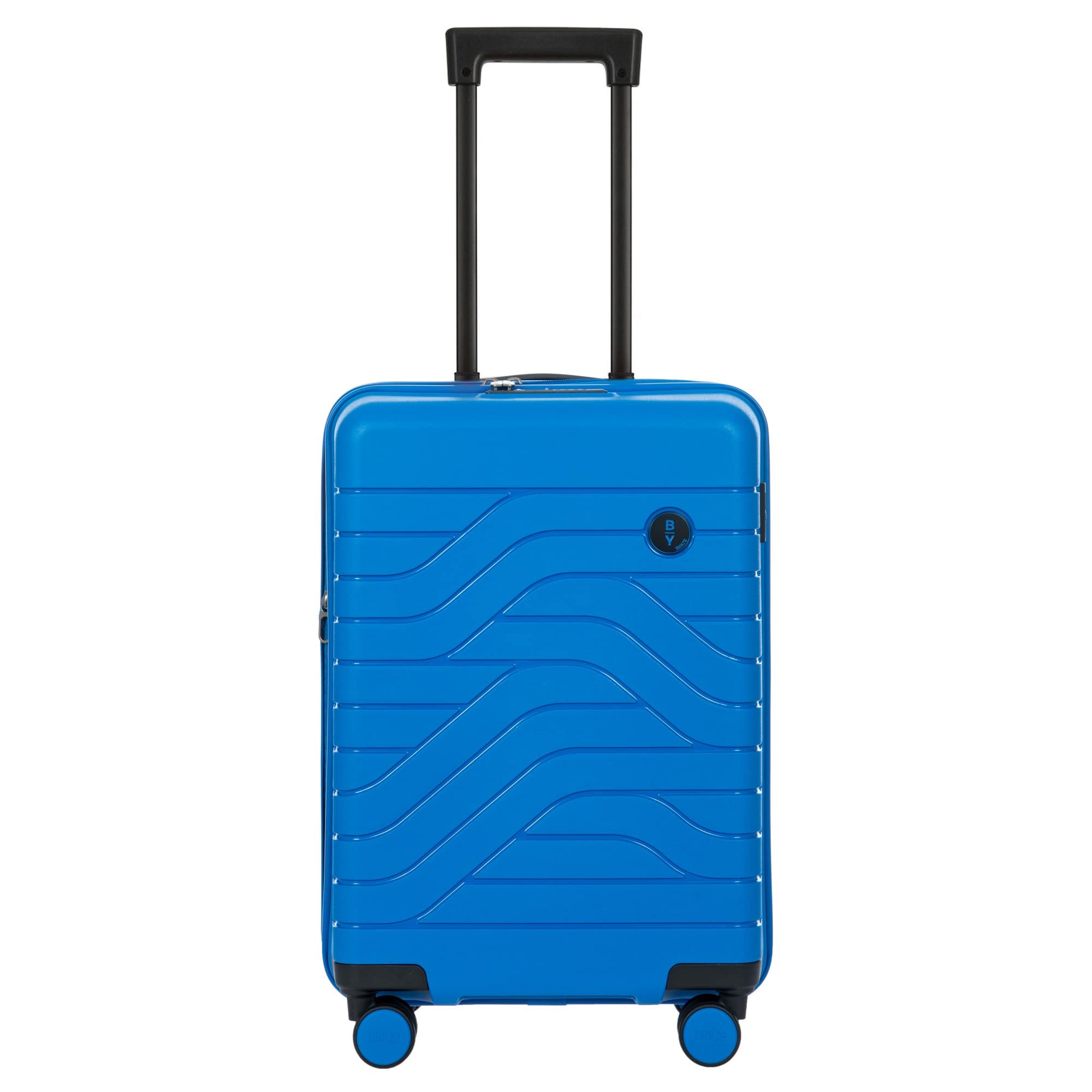 Bric's B|Y Ulisse スピナースーツケース - 21インチ 機内持ち込み用荷物 - ハードエクステリア & TSA承認ロック, エレクトリックブルー, B|y By Brics | Ulisse 21インチ 拡張可能なスピナースーツケース