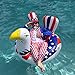 Inflatable American Bald Eagle Pool Inflatable – Premium Patriotic Inner Tube Rafts Pool Floats & Pool Toys