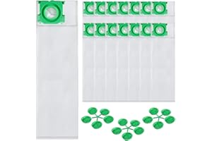 15 PACK 5093AM Vacuum Filter Bags for Sebo C/G/X Series, 300/350 Mechanical, 370 Comfort Upright Vacuum Cleaner & Windsor Sen